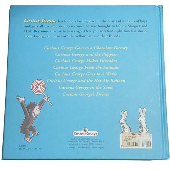 Lot of 6 Curious George Books Dictionary Children Kids Hardcover H.A. Rey - Picture 15 of 16